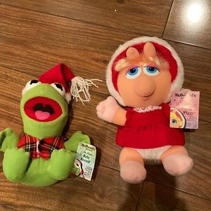 Vintage McDonald's Jim Henson Baby Kermit & Miss Piggy 1988  Muppets with tags